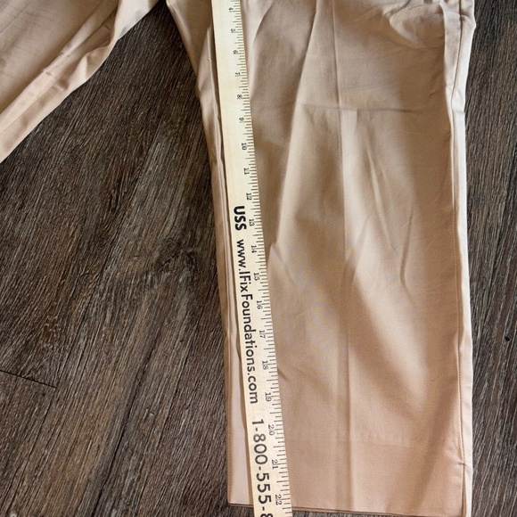 Talbots size 12 petite khaki crop pants - Picture 5 of 8